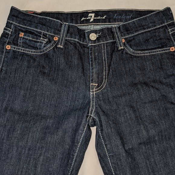 7 for All Mankind Dark Wash Bootcut Jean - Picture 4 of 6